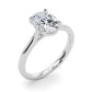 Solitaire Oval Engagement Ring