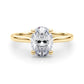 Solitaire Oval Engagement Ring