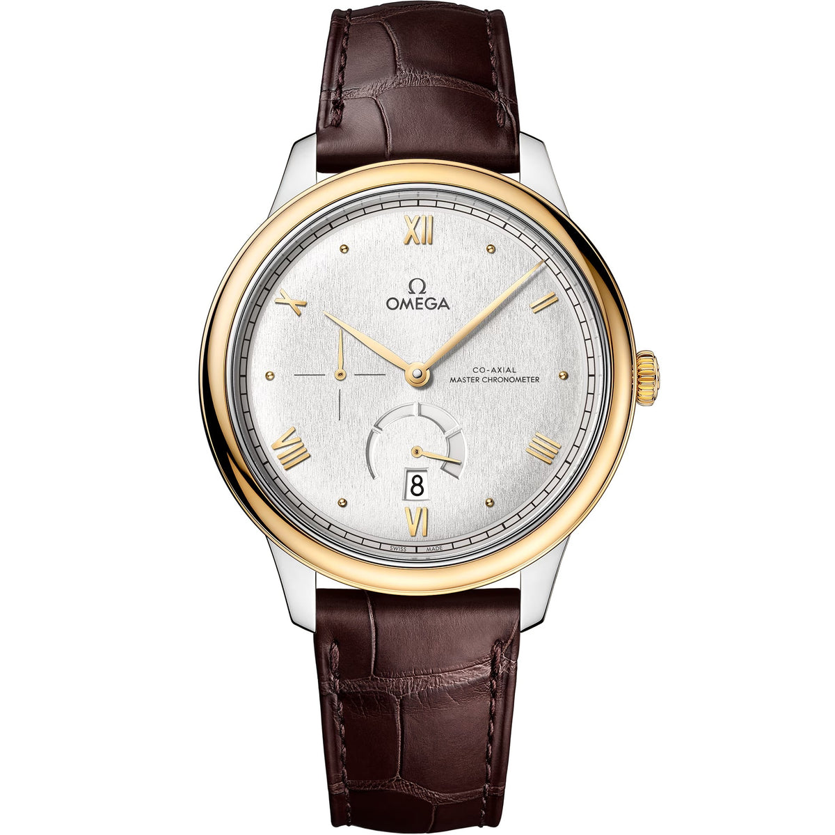 Omega de Ville Prestige 41 mm — Steel ‑ Yellow Gold on Leather Strap