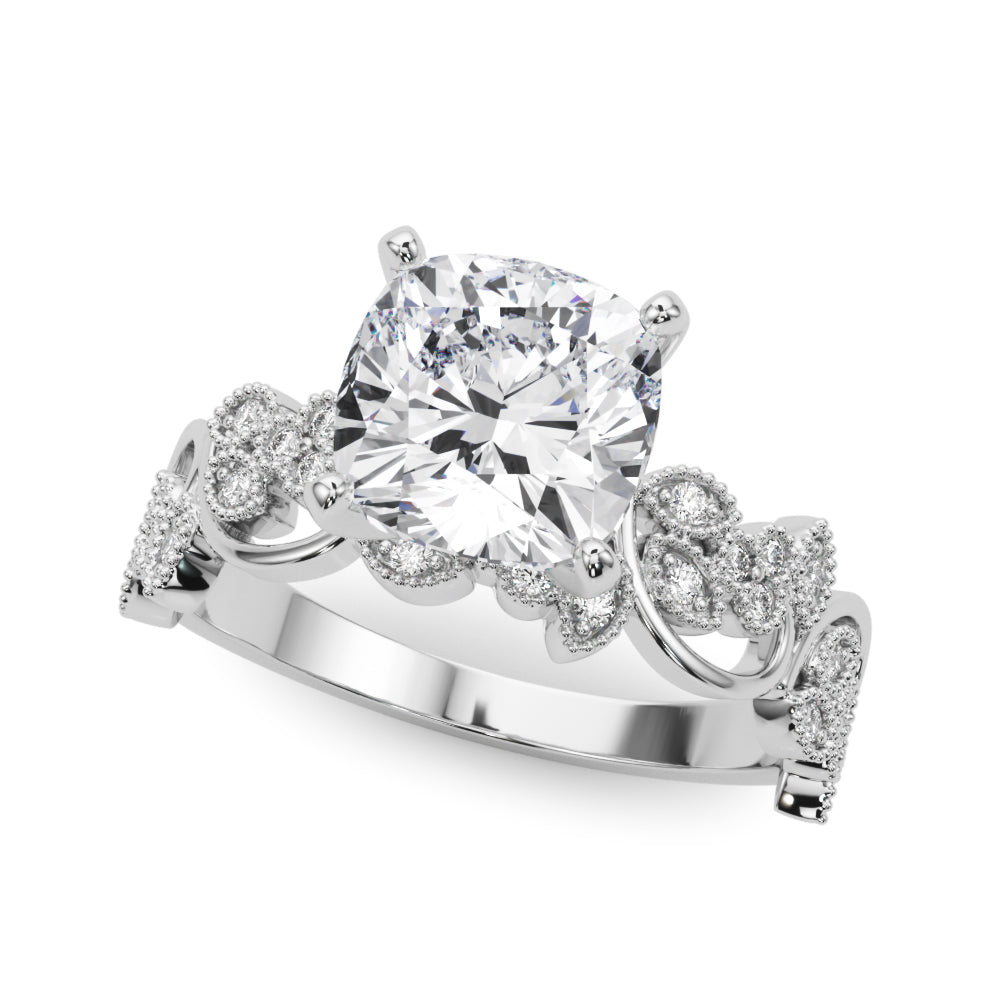 Floral Engagement Ring