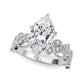 Floral Engagement Ring