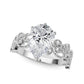 Floral Engagement Ring