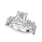 Floral Engagement Ring