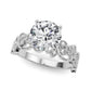 Floral Engagement Ring