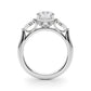 Contemporary Round Engagement Ring