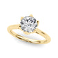 6-Prong Round Tulip Solitaire Engagement Ring