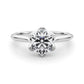 6-Prong Round Tulip Solitaire Engagement Ring