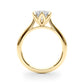 6-Prong Round Tulip Solitaire Engagement Ring