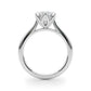 6-Prong Round Tulip Solitaire Engagement Ring