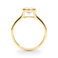 Bezel Set Pear Solitaire Engagement Ring