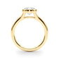 Round Bezel Set Solitaire Engagement Ring