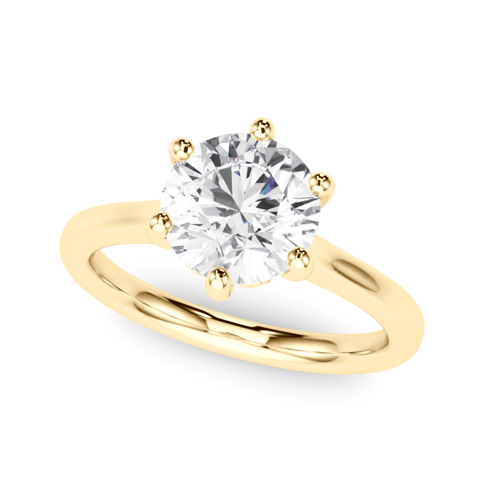 6-Prong Round Solitaire Engagement Ring