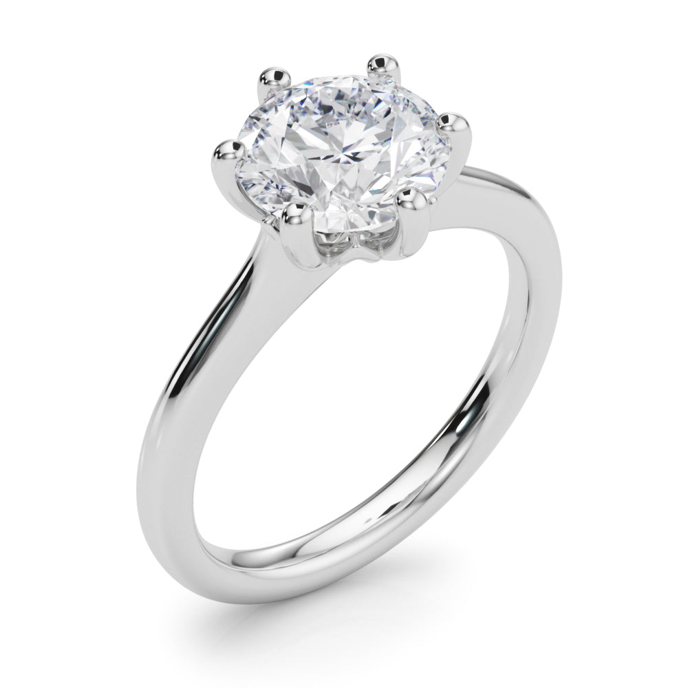 6-Prong Round Solitaire Engagement Ring