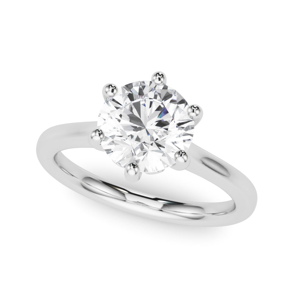 6-Prong Round Solitaire Engagement Ring