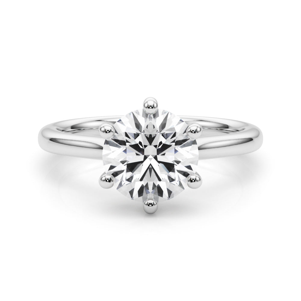 6-Prong Round Solitaire Engagement Ring