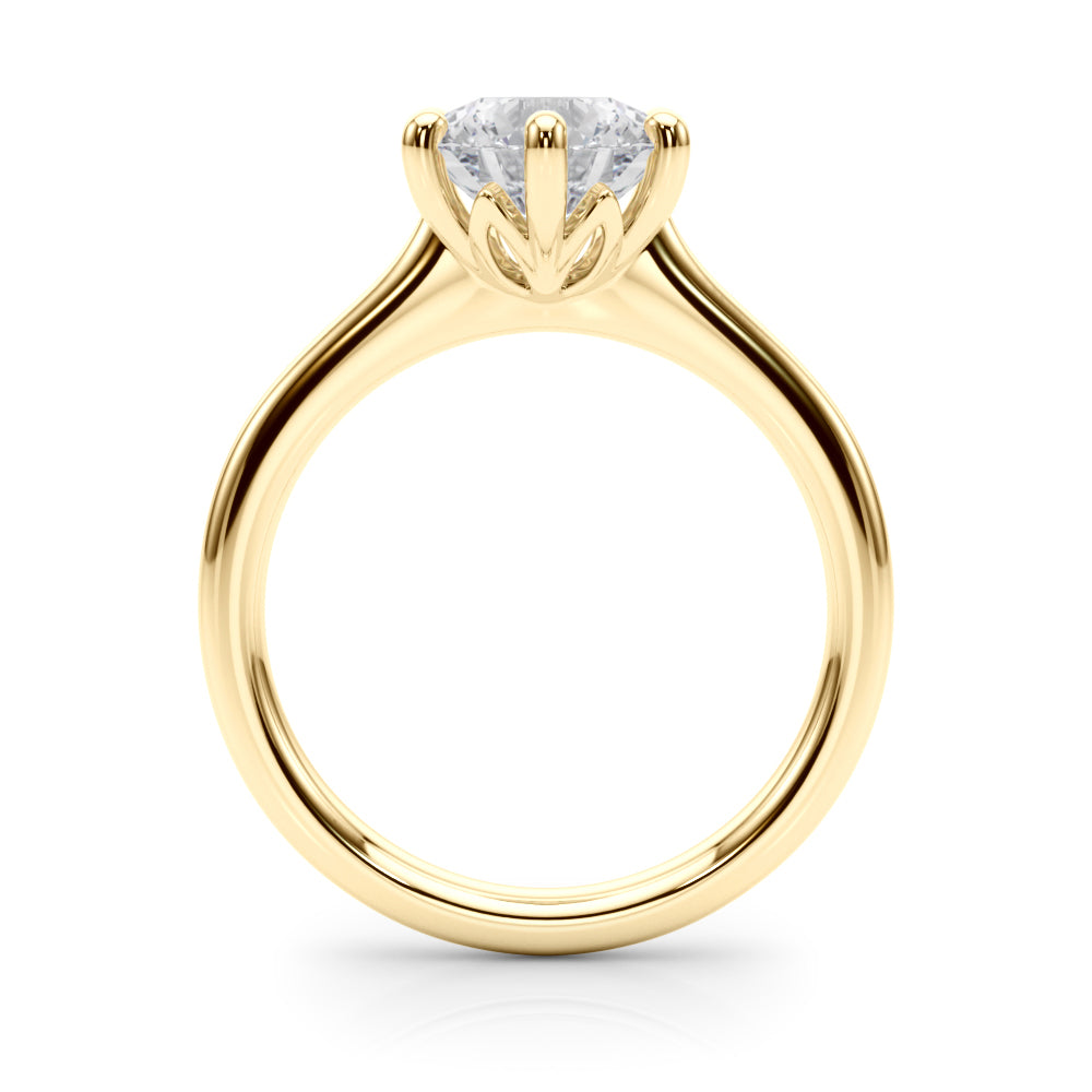 6-Prong Round Solitaire Engagement Ring