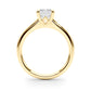 Solitaire Emerald Cut Engagement Ring