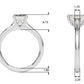 Solitaire Emerald Cut Engagement Ring