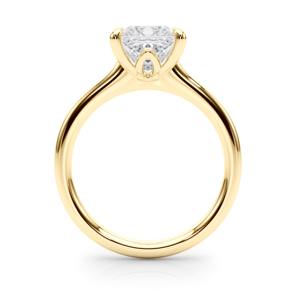 Solitaire Princess Cut Engagement Ring