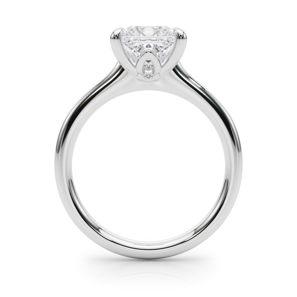Solitaire Princess Cut Engagement Ring