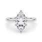 Solitaire Marquise Engagement Ring