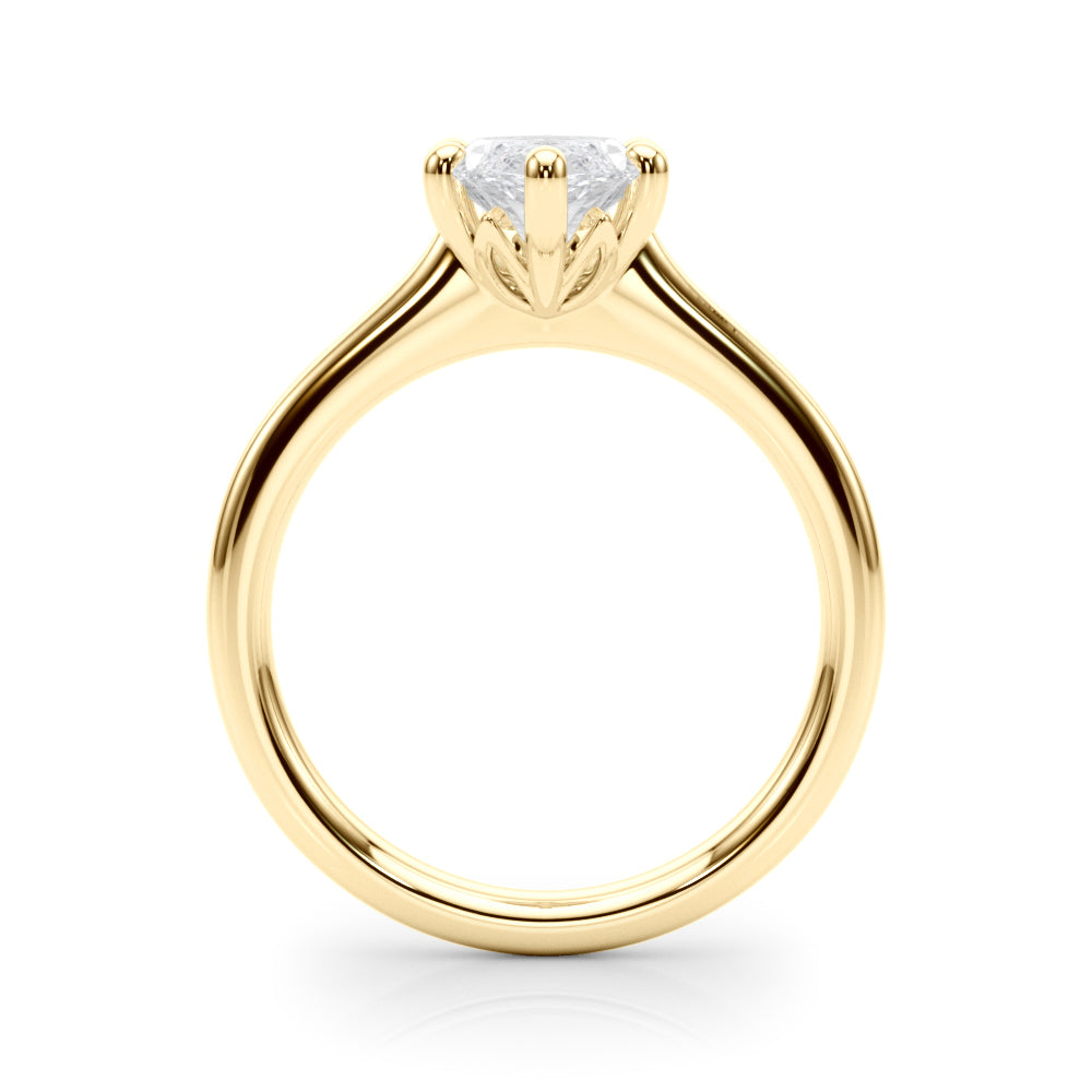 Solitaire Marquise Engagement Ring