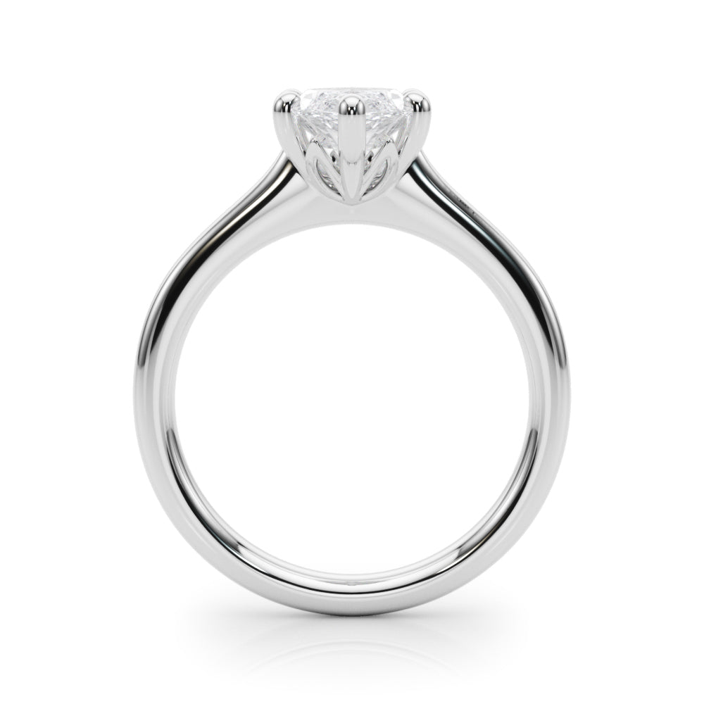 Solitaire Marquise Engagement Ring