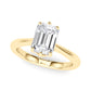 6-Prong Solitaire Emerald Cut Engagement Ring