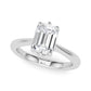 6-Prong Solitaire Emerald Cut Engagement Ring