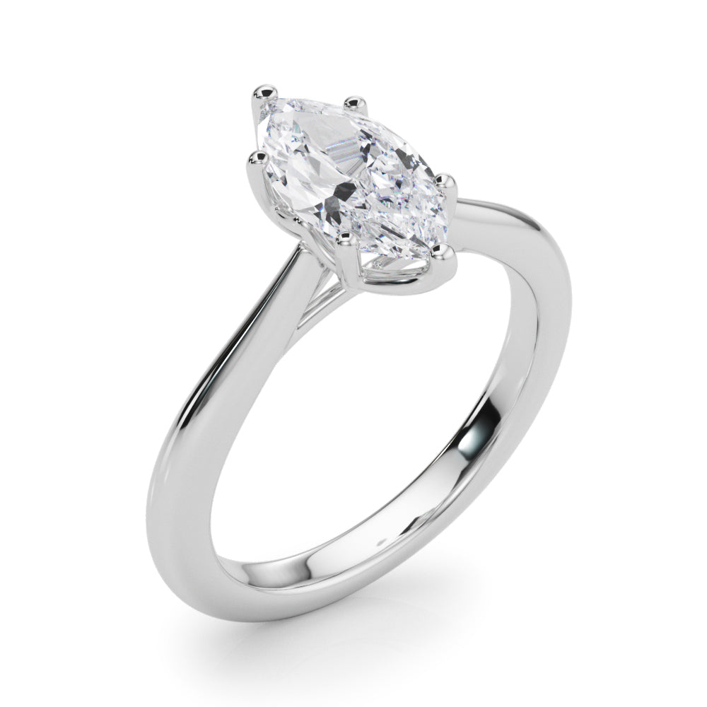 6-Prong Solitaire Marquise Engagement Ring