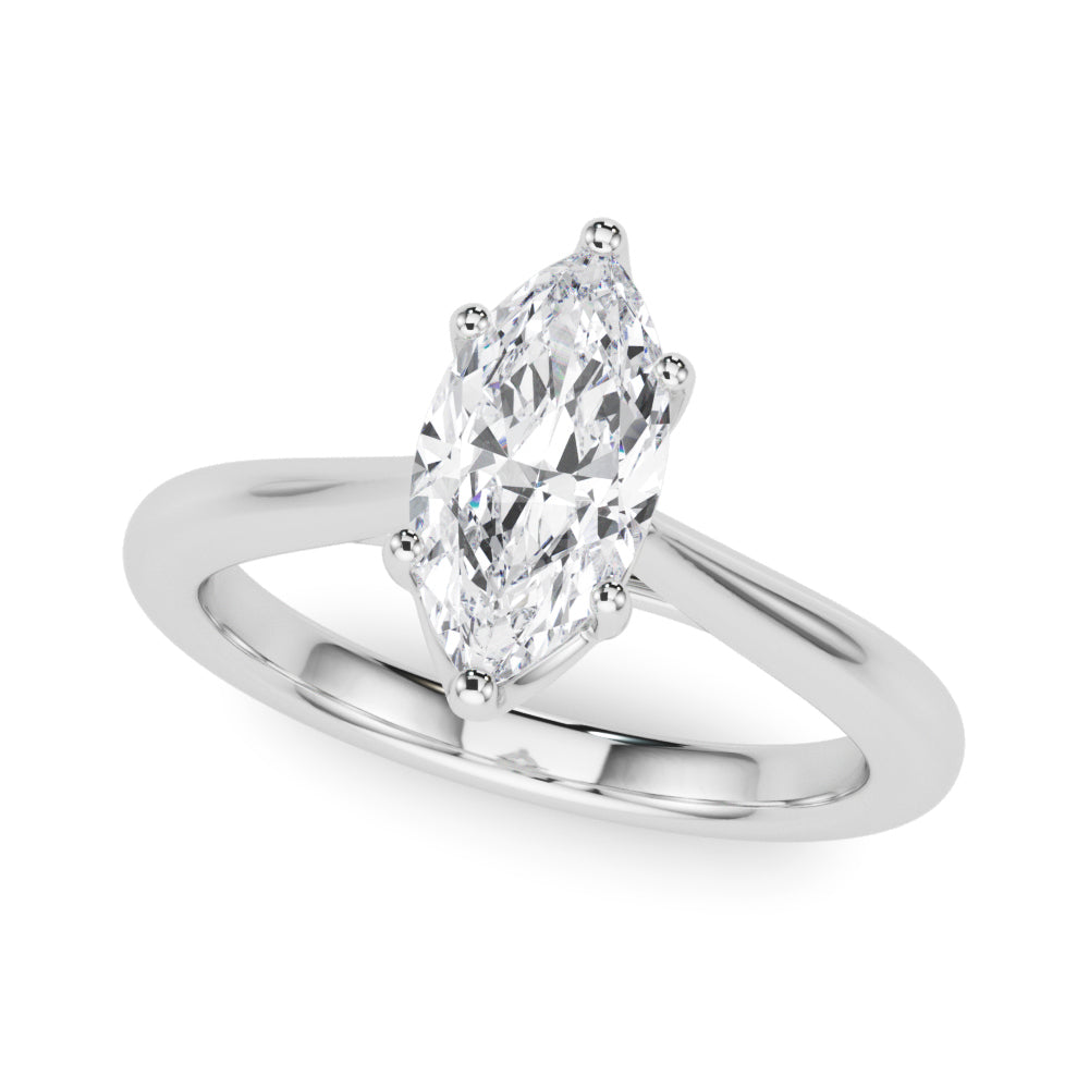 6-Prong Solitaire Marquise Engagement Ring