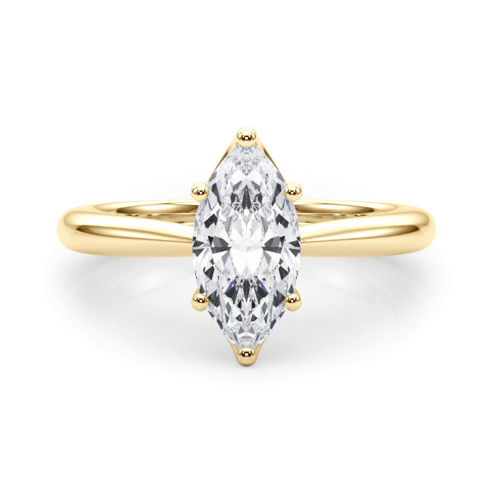 6-Prong Solitaire Marquise Engagement Ring