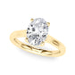 Solitaire Oval Engagement Ring