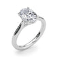 Solitaire Oval Engagement Ring