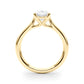 Solitaire Oval Engagement Ring