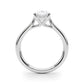 Solitaire Oval Engagement Ring