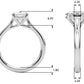 Solitaire Oval Engagement Ring