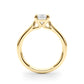 Solitaire Emerald Cut Engagement Ring