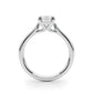 Solitaire Emerald Cut Engagement Ring