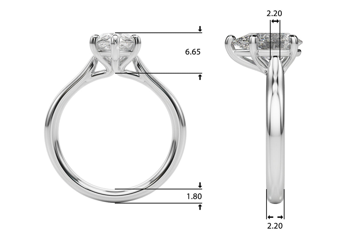 Solitaire Pear Shape