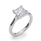 Solitaire Princess Cut Engagement Ring