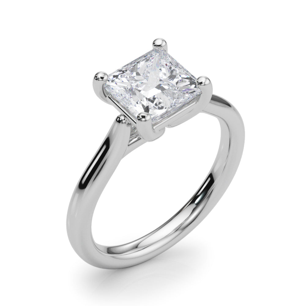 Solitaire Princess Cut Engagement Ring