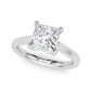 Solitaire Princess Cut Engagement Ring