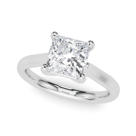 Solitaire Princess Cut Engagement Ring