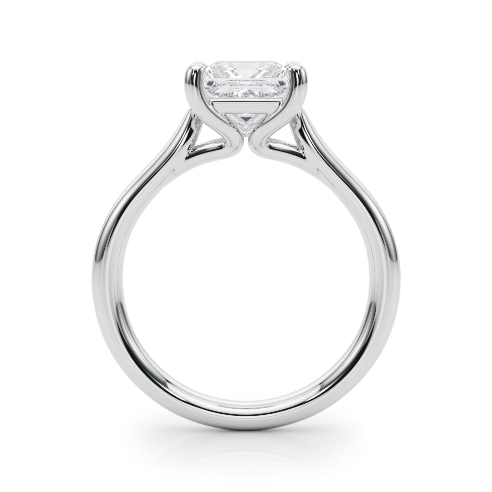 Solitaire Princess Cut Engagement Ring