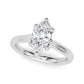 Solitaire Marquise Engagement Ring