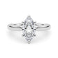 Solitaire Marquise Engagement Ring