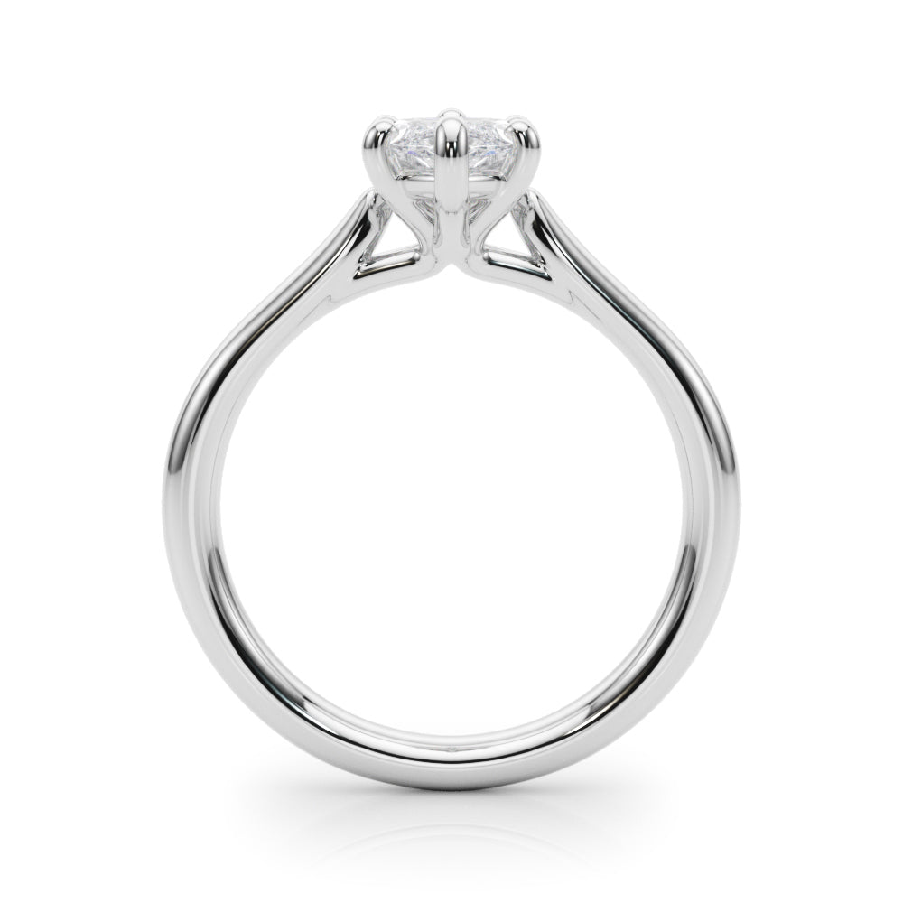 Solitaire Marquise Engagement Ring