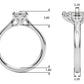 Solitaire Marquise Engagement Ring