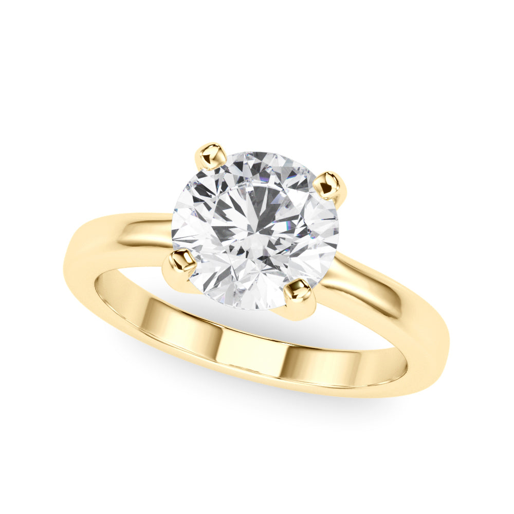 Round Solitaire Engagement Ring